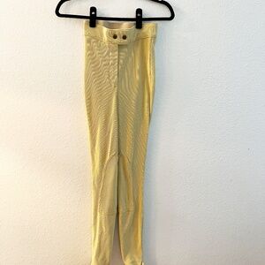 American Apparel Yellow Riding Pants
